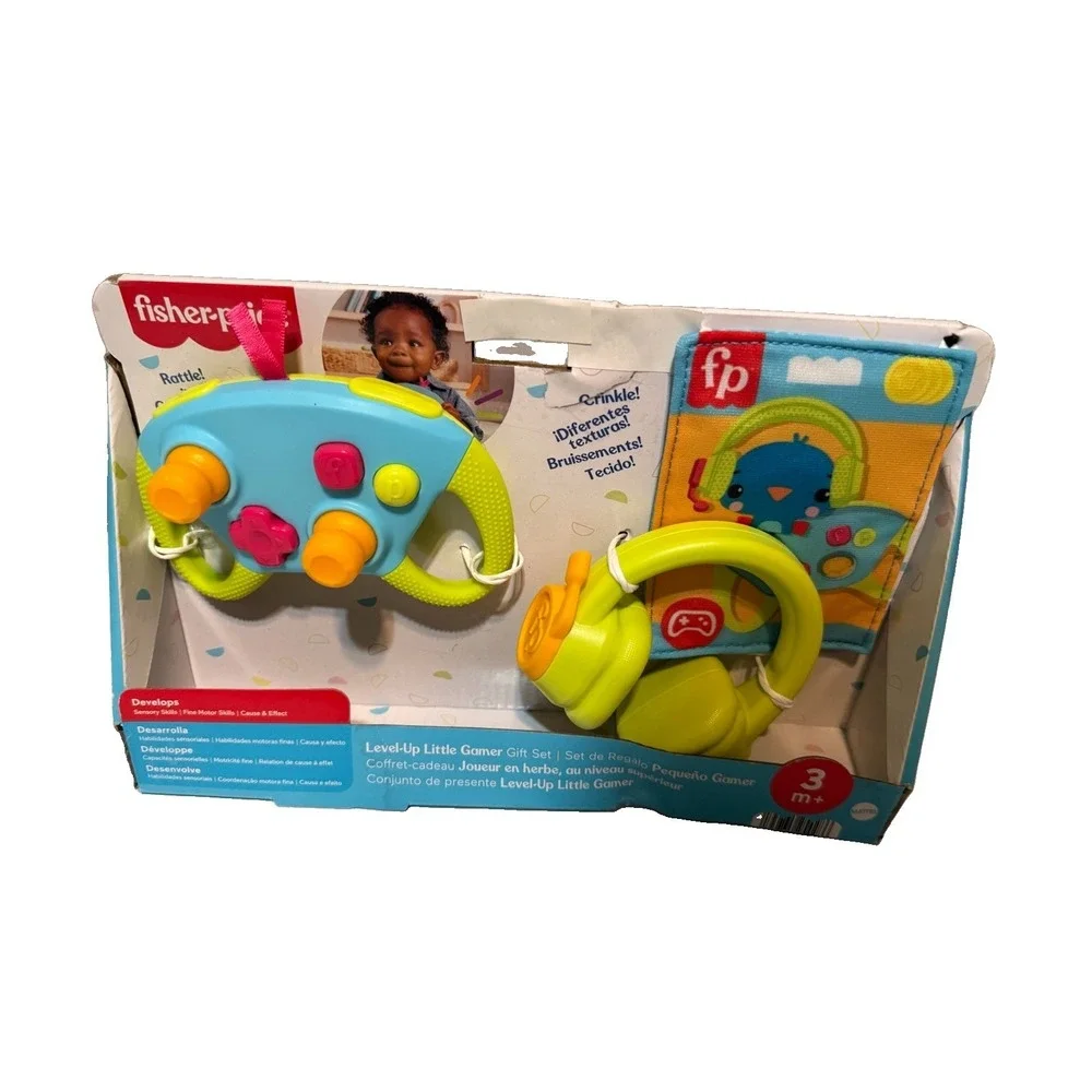 Fisher Price Level-Up Little Gamer Set For Ages 3m+ Sensory & Fine Motor New